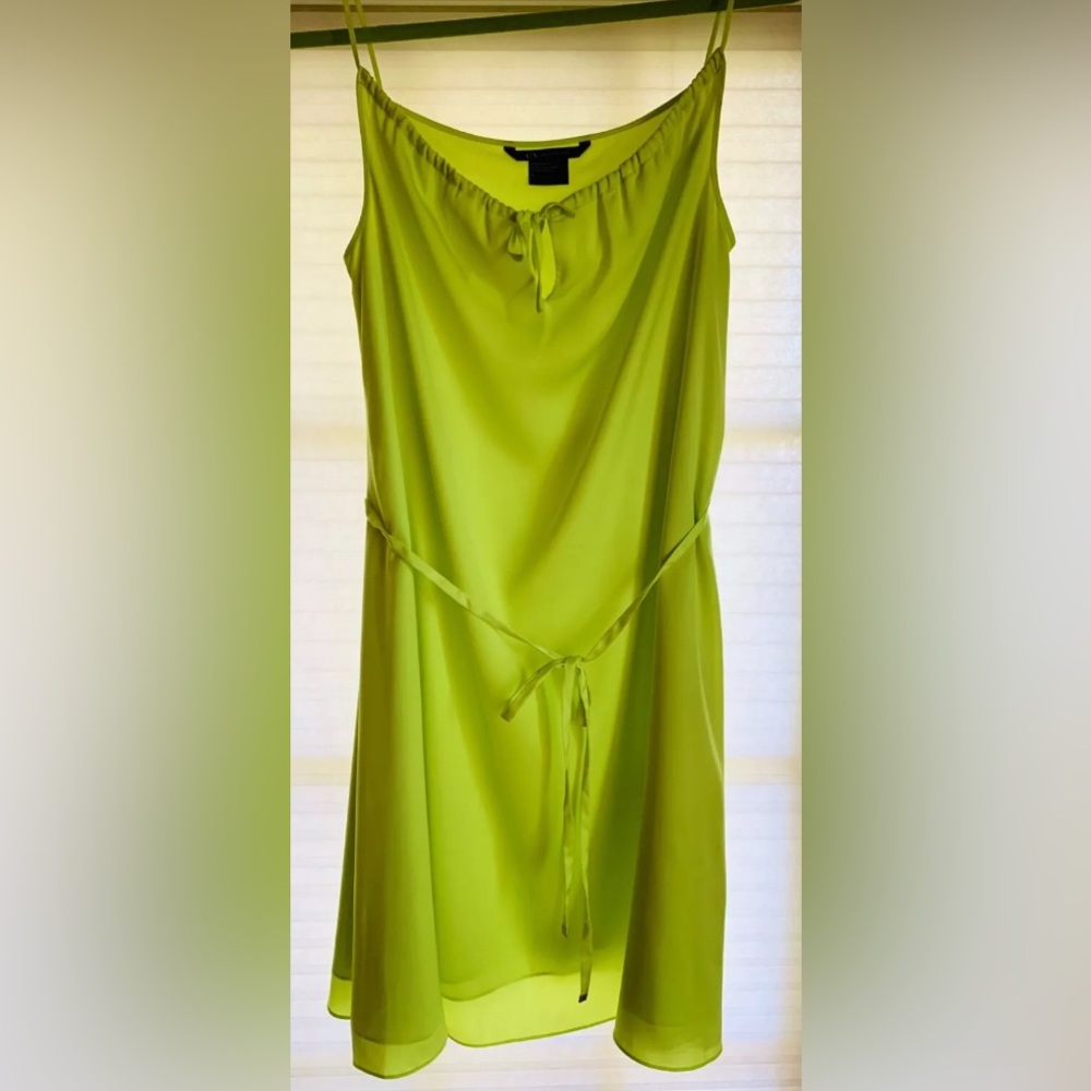 Vibrant Green Sleeveless Dress